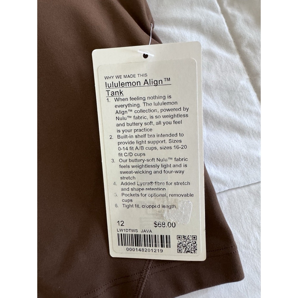 lululemon athletica Brown Crop Top - Picture 2 of 10
